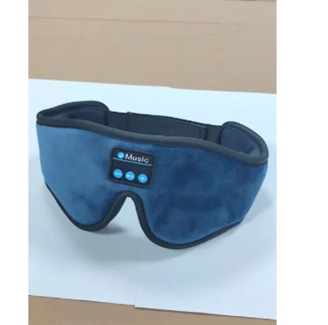 3D Bluetooth Sleep Eye Mask with Stereo Speakers – Wireless Music & Total Blackout for Ultimate Relaxation & Better Sleep