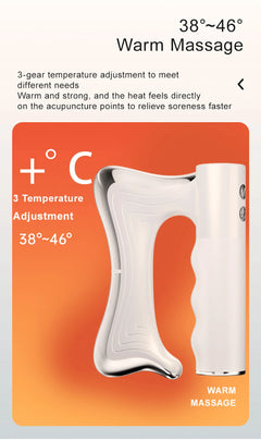 Electric Deep Tissue Massage Blade – Heated Fascia Relaxation Tool with NMES & Micro-Vibration for Muscle Recovery