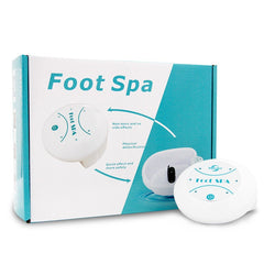 Mini Foot Massager Portable Ion Foot Bath – Split-Structure Bubble Therapy Foot Spa for Relaxation & Detox Without Heating