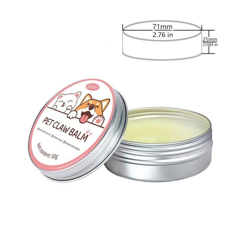 Dog Paw & Claw Care Cream 50g – Moisturizing Healing Balm for Cracked & Dry Pet Paws