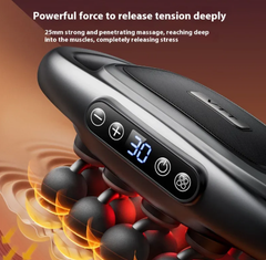 Deep Tissue Muscle Massage Gun with 8 & 16 Interchangeable Heads – 30 Speed Settings for Full Body Relief