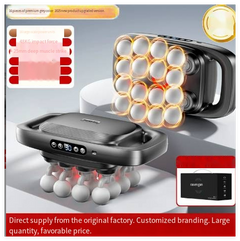 Deep Tissue Muscle Massage Gun with 8 & 16 Interchangeable Heads – 30 Speed Settings for Full Body Relief