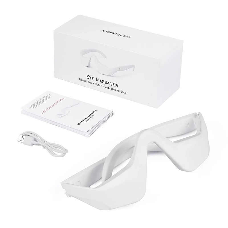 Wireless Eye Massager with Red Light & Hot Compress – Relieves Eye Strain, Dryness & Dark Circles for Better Sleep