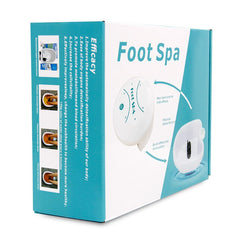 Mini Foot Massager Portable Ion Foot Bath – Split-Structure Bubble Therapy Foot Spa for Relaxation & Detox Without Heating